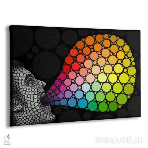 تابلو به من رنگ بده اثر بن هاین (هنرمند بلژیکی) - نمای پرسپکتیو محصول