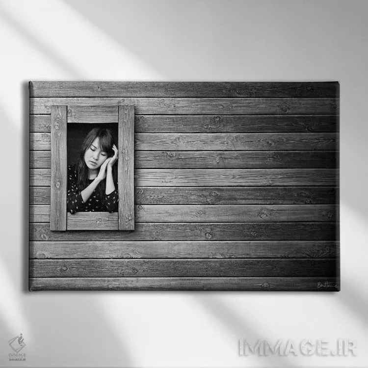 تابلو فراموشم نکن اثر بن هاین (هنرمند بلژیکی) - نمای روبهرو روی دیوار