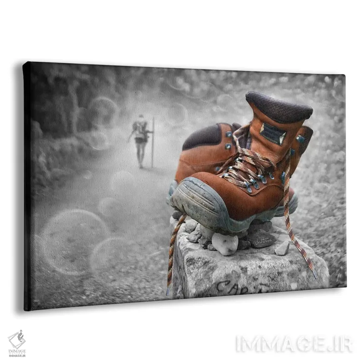 تابلو ادامه بده (حرکت کن) اثر بن هاین (هنرمند بلژیکی) - نمای پرسپکتیو محصول