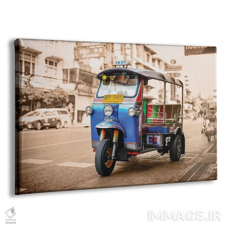 تابلو تایلند ۴ اثر بن هاین (هنرمند بلژیکی) - نمای پرسپکتیو محصول