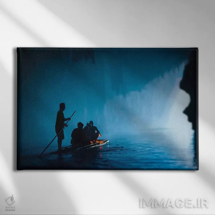 تابلو غار تام لاد ۲ (تایلند) اثر بن هاین (هنرمند بلژیکی) - نمای روبهرو روی دیوار