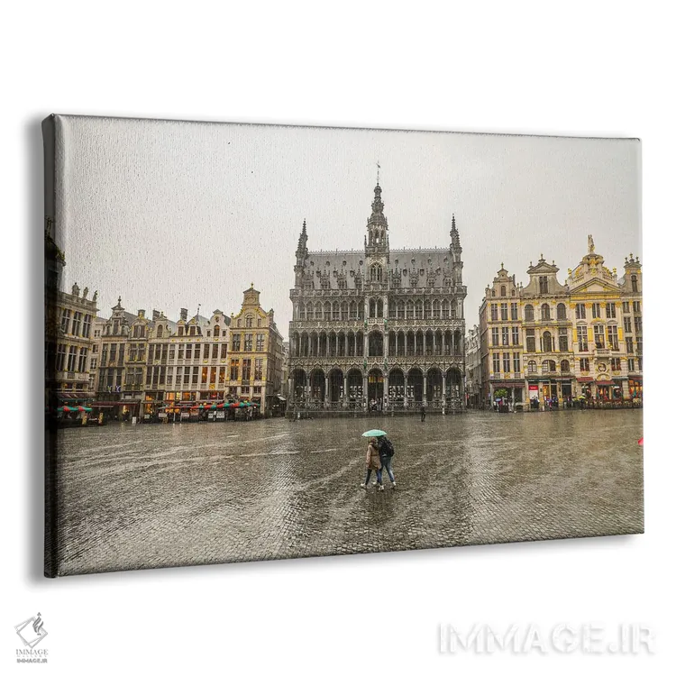 تابلو میدان بزرگ بروکسل ۱ اثر بن هاین (هنرمند بلژیکی) - نمای پرسپکتیو محصول