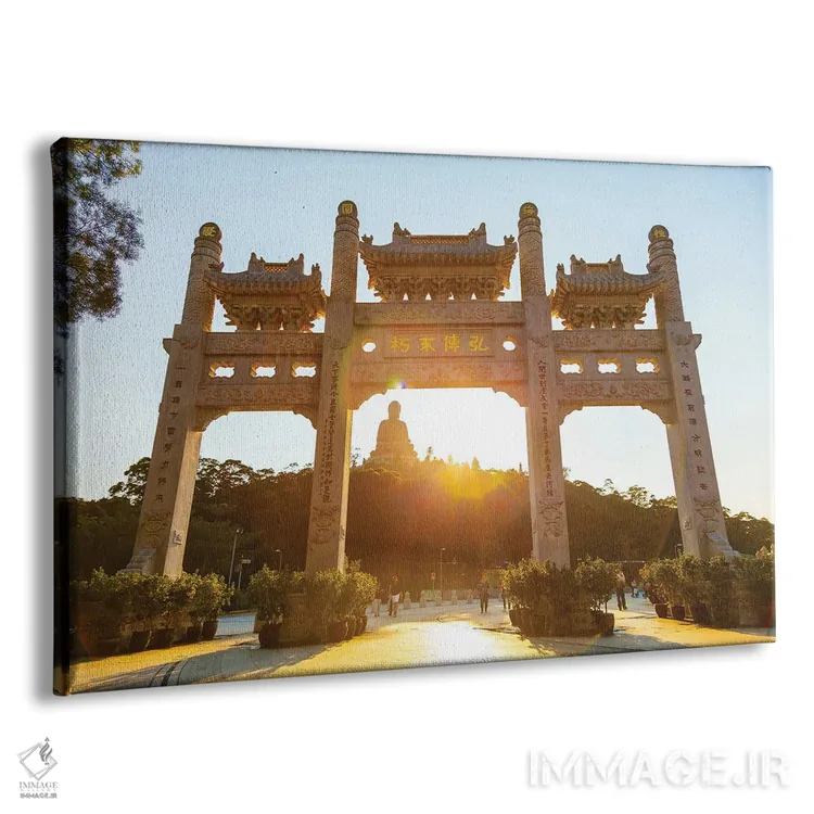 تابلو هنگکنگ ۵ اثر بن هاین (هنرمند بلژیکی) - نمای پرسپکتیو محصول