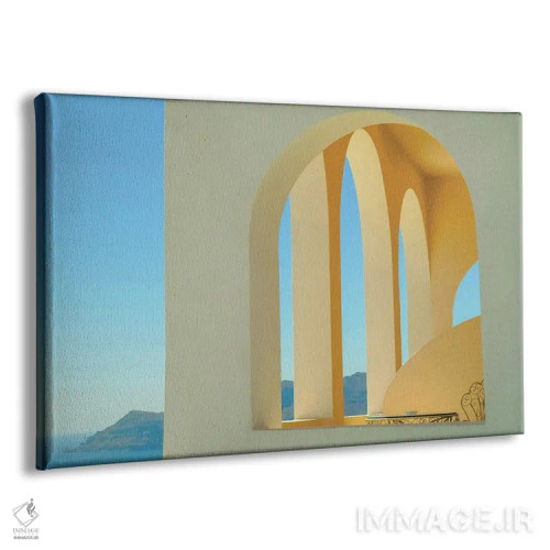 تابلو معماری مینیمال اثر بن هاین (هنرمند بلژیکی) - نمای پرسپکتیو محصول
