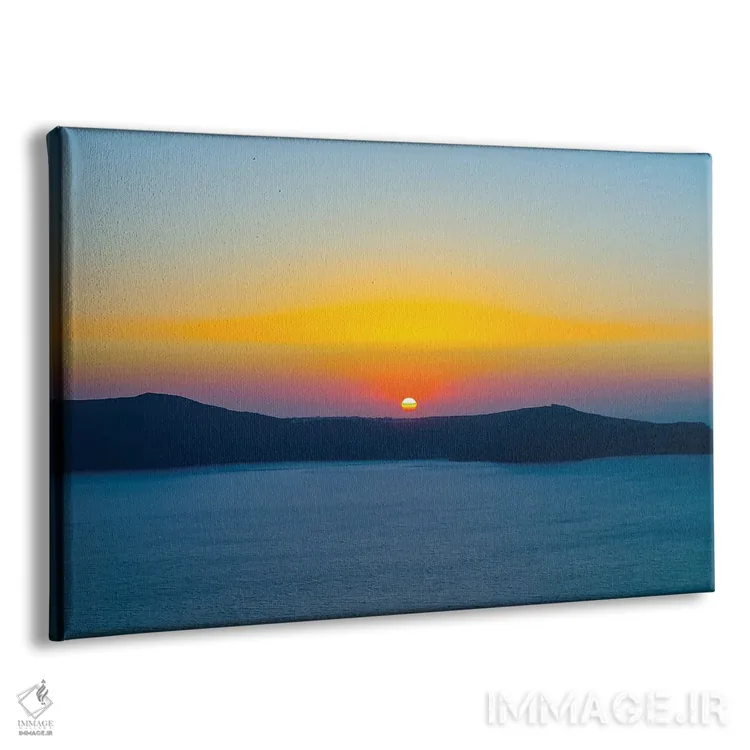 تابلو سانتورینی ۹ (یونان) اثر بن هاین (هنرمند بلژیکی) - نمای پرسپکتیو محصول