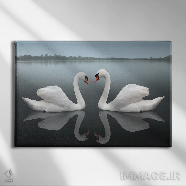 تابلو با هم اثر بن هاین (هنرمند بلژیکی) - نمای روبهرو روی دیوار