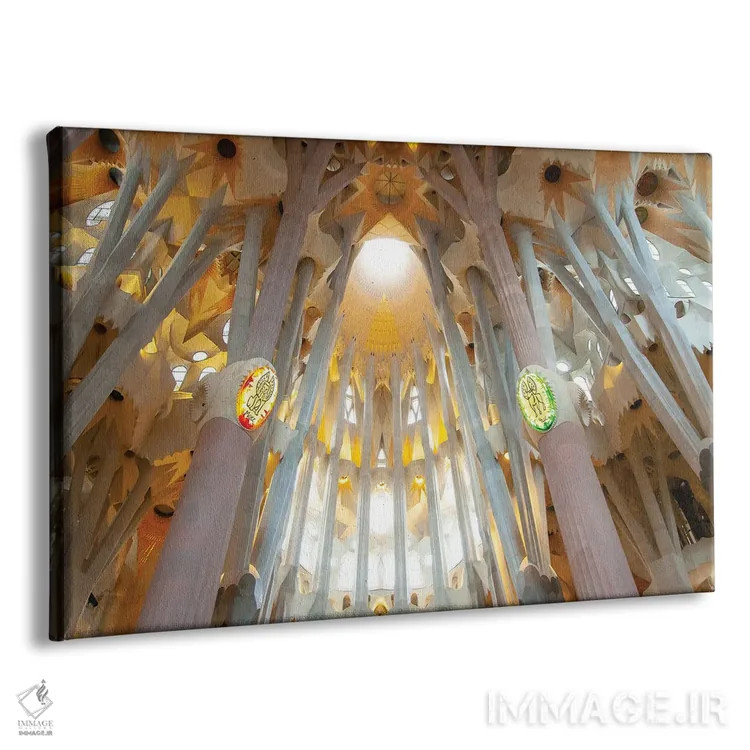 تابلو کلیسا اثر بن هاین (هنرمند بلژیکی) - نمای پرسپکتیو محصول