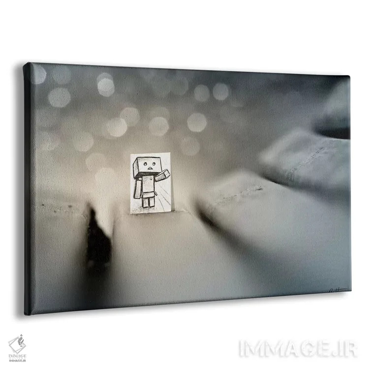 تابلو دوست من باش شماره ۲ اثر بن هاین (هنرمند بلژیکی) - نمای پرسپکتیو محصول