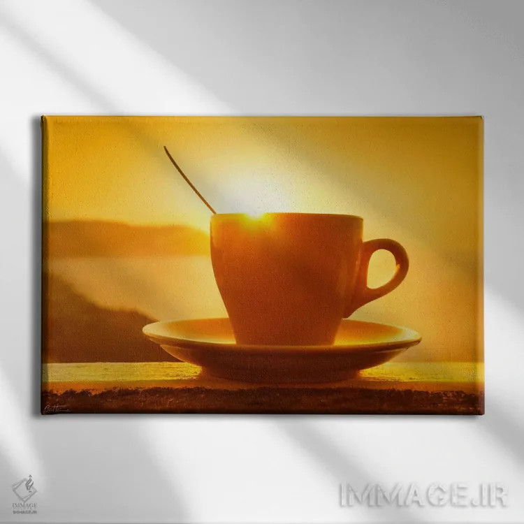 تابلو بیدار شو اثر بن هاین (هنرمند بلژیکی) - نمای روبهرو روی دیوار