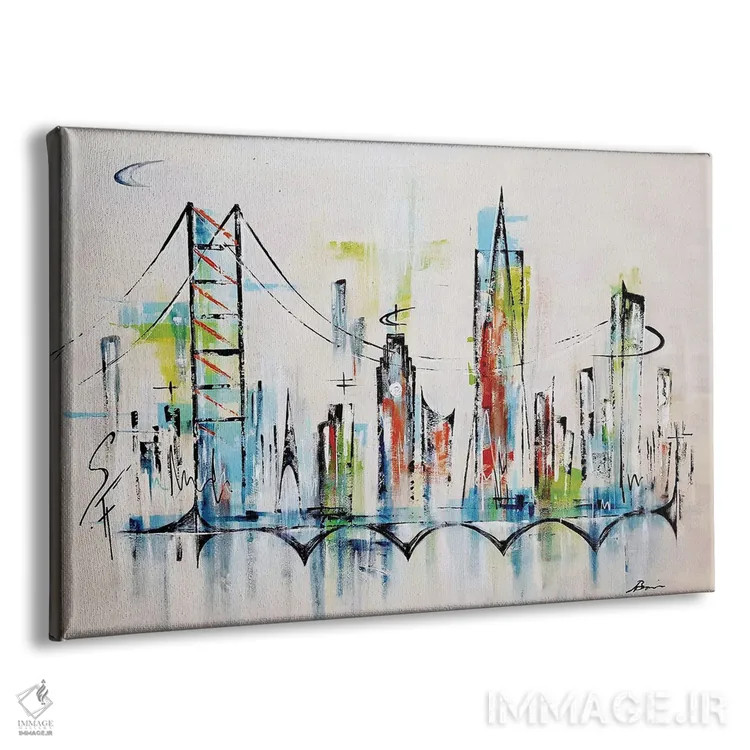 تابلو سانفرانسیسکو میانهقرن II اثر آنجلا بیسون - نمای پرسپکتیو محصول