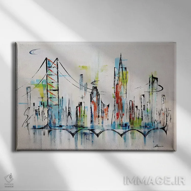 تابلو سانفرانسیسکو میانهقرن II اثر آنجلا بیسون - نمای روبهرو روی دیوار