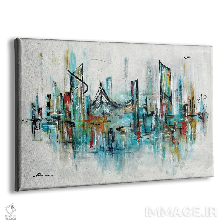 تابلو افق آپتاون میانهقرن XXVIII اثر آنجلا بیسون - نمای پرسپکتیو محصول