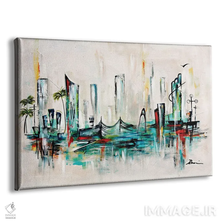 تابلو افق آپتاون میانهقرن XXVII اثر آنجلا بیسون - نمای پرسپکتیو محصول