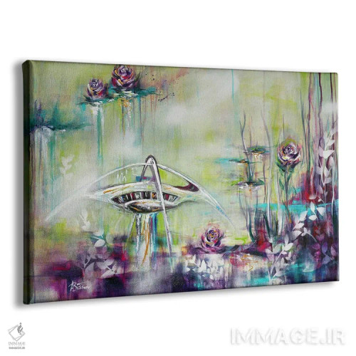 تابلو LAX IV اثر آنجلا بیسون - نمای پرسپکتیو محصول