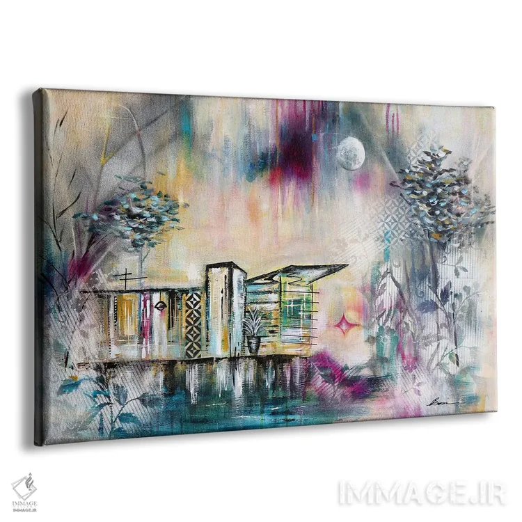 تابلو هارمونی VII اثر آنجلا بیسون - نمای پرسپکتیو محصول