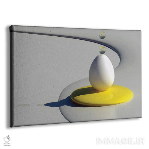 تابلو شکلهای تخممرغی اثر آنتونیوس بونیامین - نمای پرسپکتیو محصول