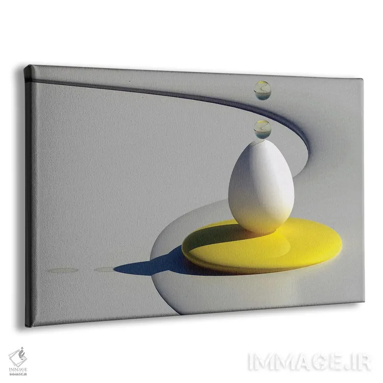 تابلو شکلهای تخممرغی اثر آنتونیوس بونیامین - نمای پرسپکتیو محصول