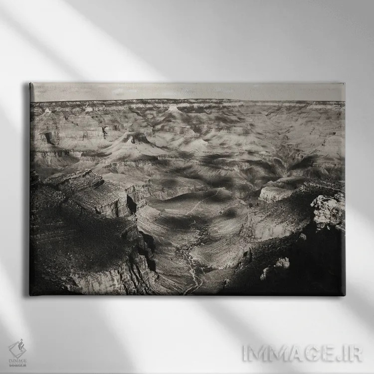 تابلو نمای گرند کنیون شماره ۱۰ اثر بنجامین پاجت - نمای روبهرو روی دیوار