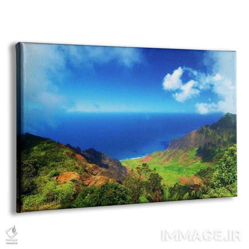 تابلو منظرهٔ پانورامای کوکِئه اثر بنجامین پاجت - نمای پرسپکتیو محصول