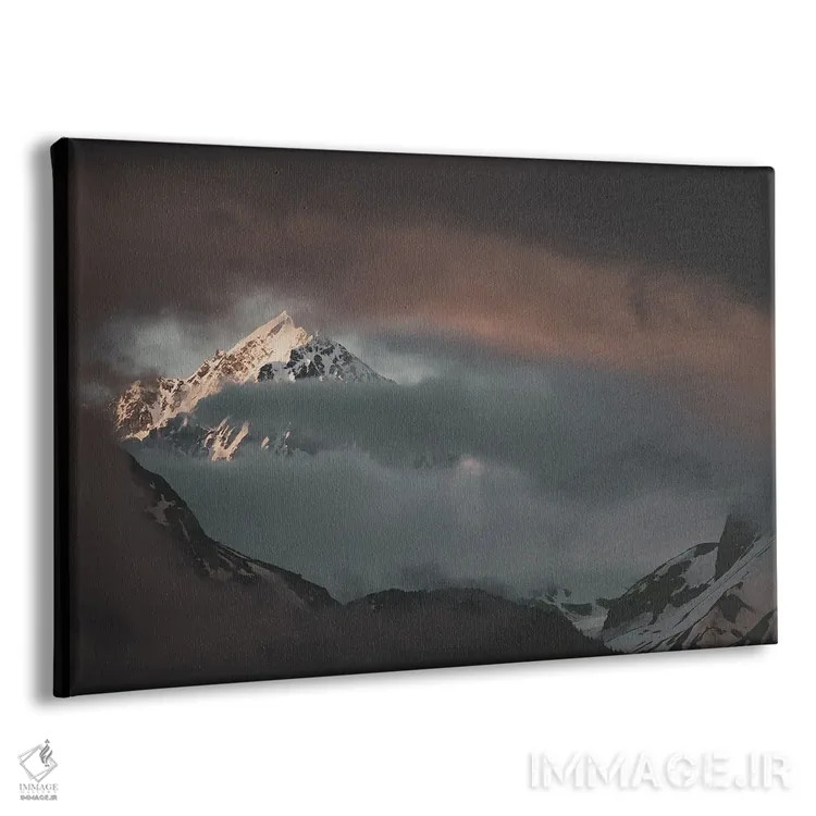 تابلو نمایان شدن کوه مری اثر بنجامین پاجت - نمای پرسپکتیو محصول