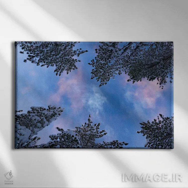 تابلو درختان تاهو شماره چهارده اثر بنجامین پاجت - نمای روبهرو روی دیوار