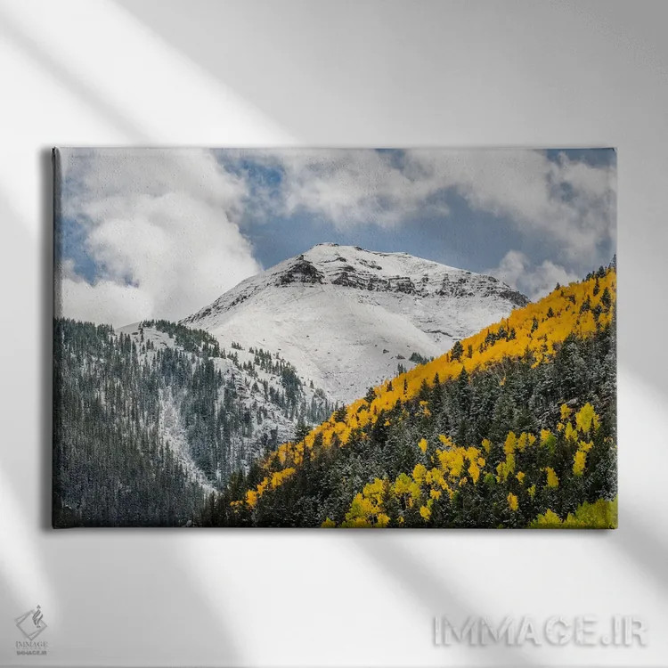 تابلو قله بالارد اثر بنجامین پاجت - نمای روبهرو روی دیوار