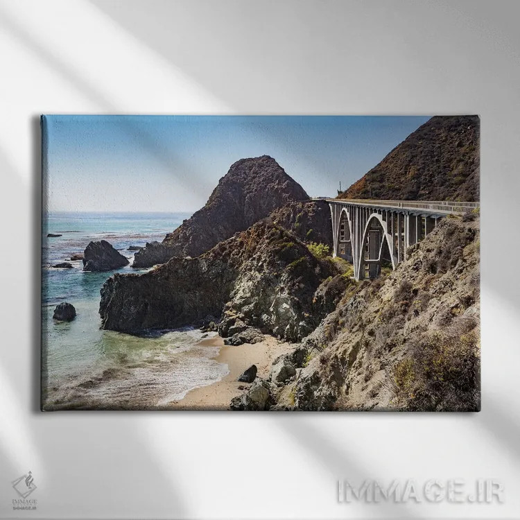 تابلو پل بیگ کریک اثر بنجامین پاجت - نمای روبهرو روی دیوار