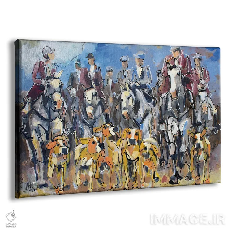 تابلو شکارچی کمونیست اثر ماریکه بکه - نمای پرسپکتیو محصول