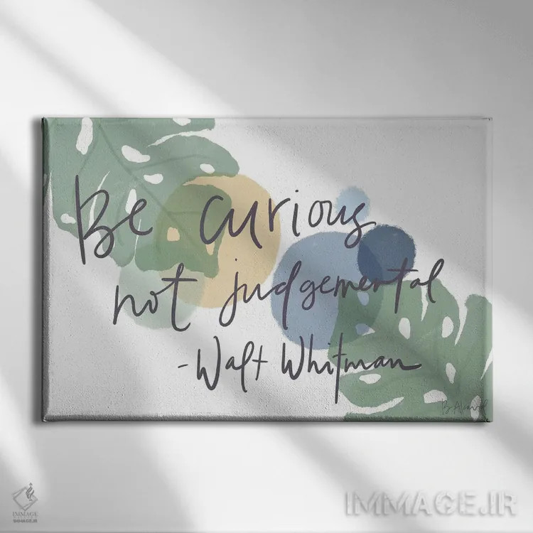 تابلو والت ویتمن اثر بک آکارد - نمای روبهرو روی دیوار