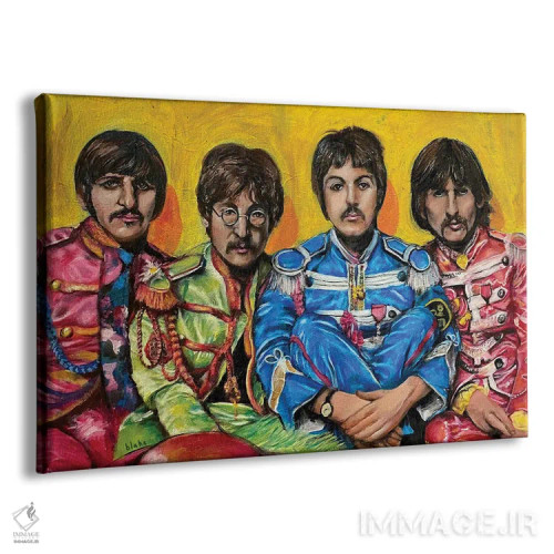 تابلو بیتلز (گروه موسیقی) اثر بلیک مانچ - نمای پرسپکتیو محصول