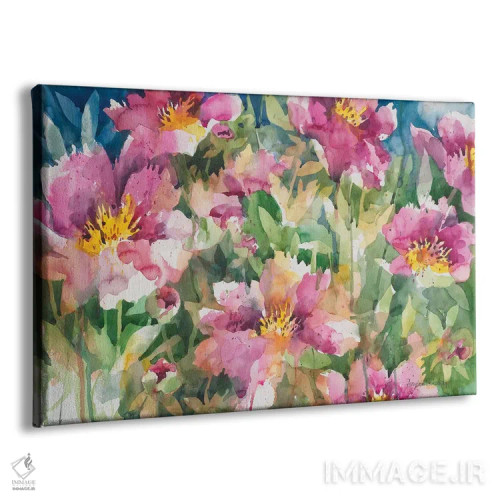 تابلو شخصیتهای گل صدتومانی اثر آنلاین بوکنکمپ - نمای پرسپکتیو محصول