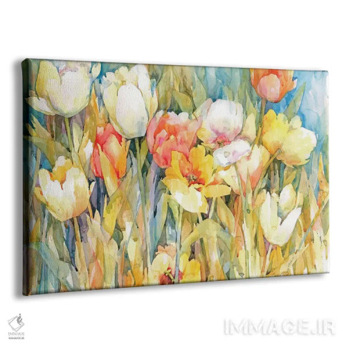 تابلو تیم لالهها اثر آنلاین بوکنکمپ - نمای پرسپکتیو محصول