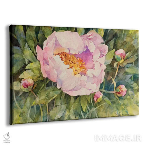 تابلو گلها اثر آنلاین بوکنکمپ - نمای پرسپکتیو محصول