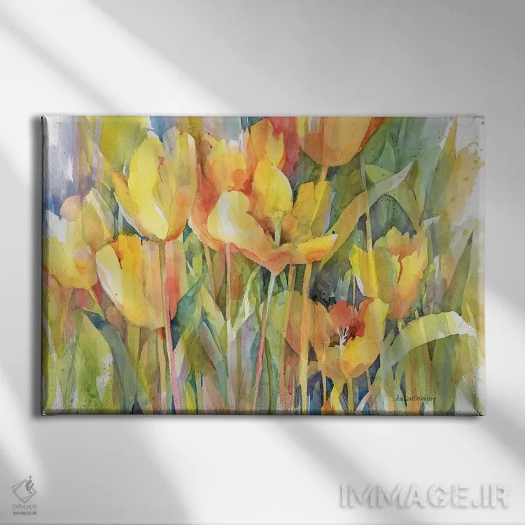 تابلو گروه طلایی اثر آنلاین بوکنکمپ - نمای روبهرو روی دیوار