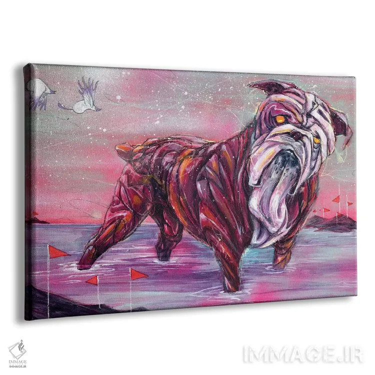 تابلو سگ ال.اس.دی اثر آرت برادران اسوارتز (استودیوی هنری) - نمای پرسپکتیو محصول