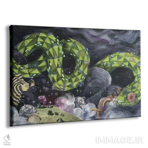 تابلو باغ درخشان اثر آرت برادران اسوارتز (استودیوی هنری) - نمای پرسپکتیو محصول