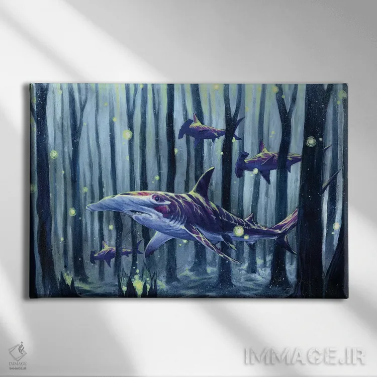 تابلو اجبارهای متناقض اثر آرت برادران اسوارتز (استودیوی هنری) - نمای روبهرو روی دیوار