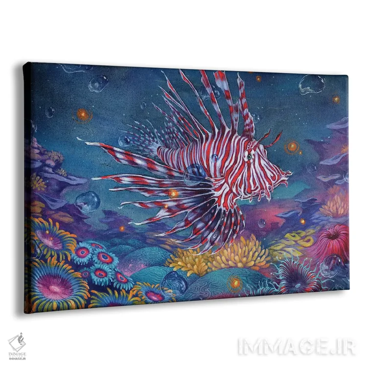 تابلو دانههای نعنایی اثر آرت برادران اسوارتز (استودیوی هنری) - نمای پرسپکتیو محصول