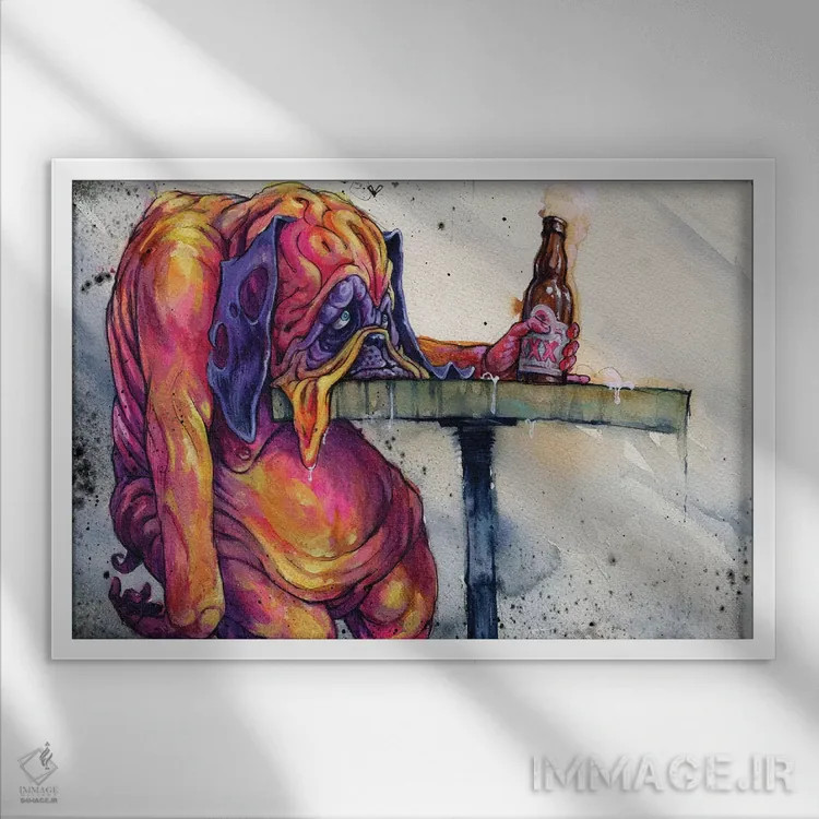 تابلو آخرین فراخوان اثر آرت برادران اسوارتز (استودیوی هنری) - نمای قابدار سفید