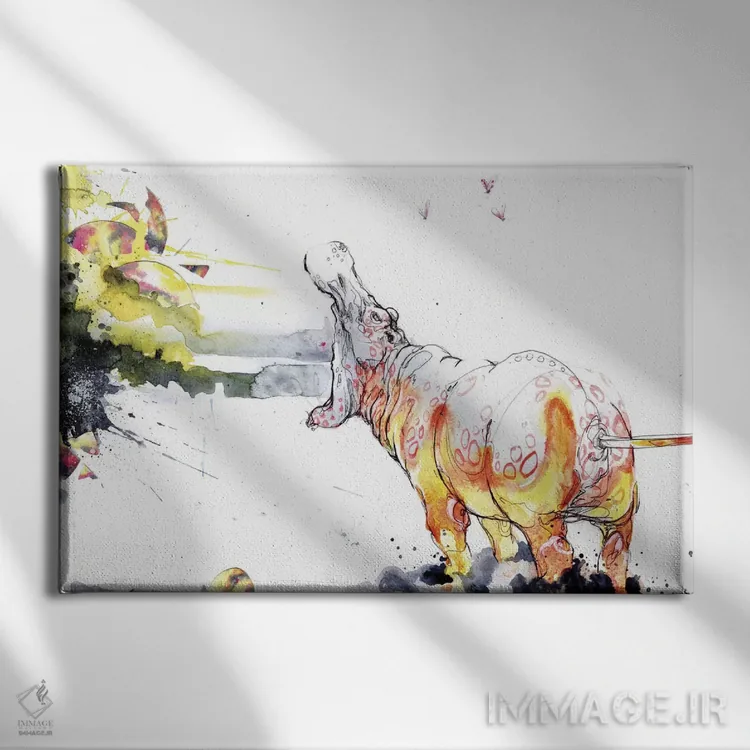 تابلو پیامدهای محبت اثر آرت برادران اسوارتز (استودیوی هنری) - نمای روبهرو روی دیوار