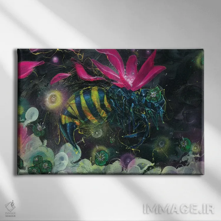 تابلو کشف اثر آرت برادران اسوارتز (استودیوی هنری) - نمای روبهرو روی دیوار