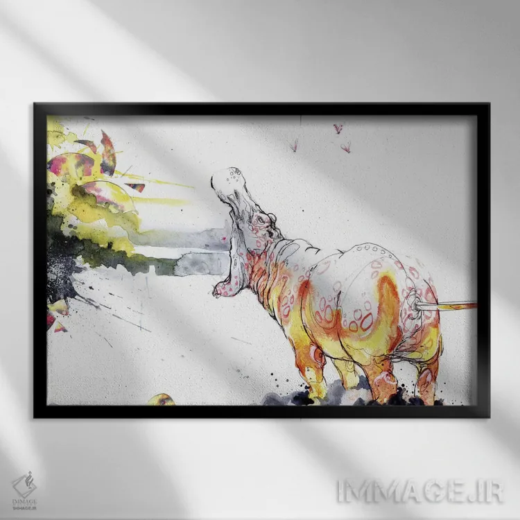 تابلو پیامدهای محبت اثر آرت برادران اسوارتز (استودیوی هنری) - نمای قابدار مشکی