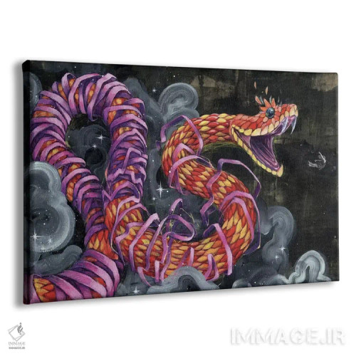 تابلو مگسهای سیاه رنگ عوض میکنند اثر آرت برادران اسوارتز (استودیوی هنری) - نمای پرسپکتیو محصول