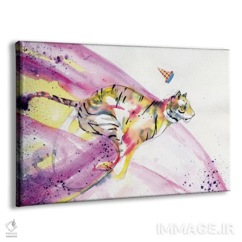 تابلو با شیکی دیر رسیدن اثر آرت برادران اسوارتز (استودیوی هنری) - نمای پرسپکتیو محصول