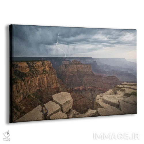 تابلو آذرخش زونی اثر استیو برکلی - نمای پرسپکتیو محصول