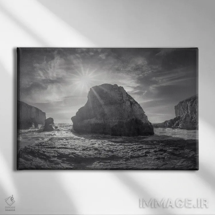 تابلو خلیج باله کوسه II اثر استیو برکلی - نمای روبهرو روی دیوار