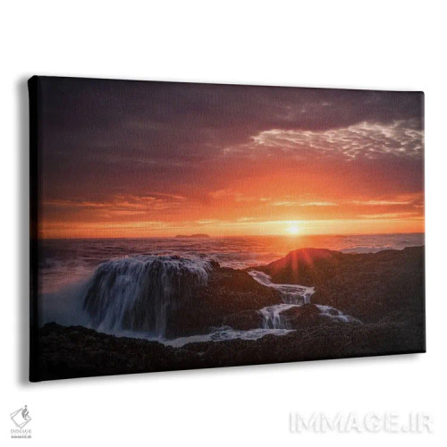 تابلو موج آتش اثر استیو برکلی - نمای پرسپکتیو محصول