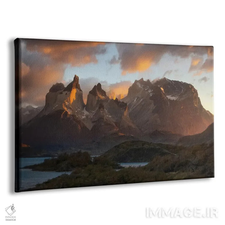 تابلو درخشش تورس اثر استیو برکلی - نمای پرسپکتیو محصول