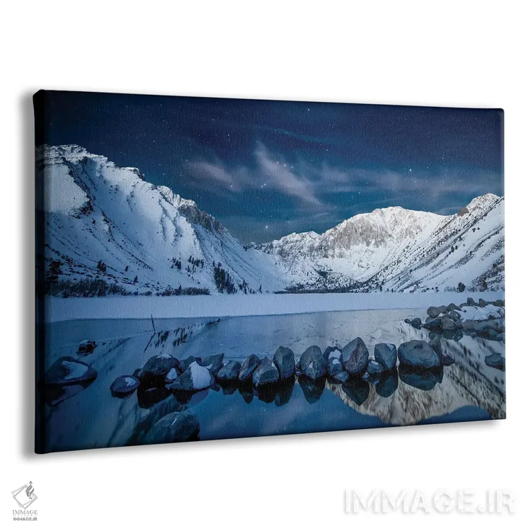 تابلو گرگ و میش در دریاچهٔ کانویکت II اثر استیو برکلی - نمای پرسپکتیو محصول