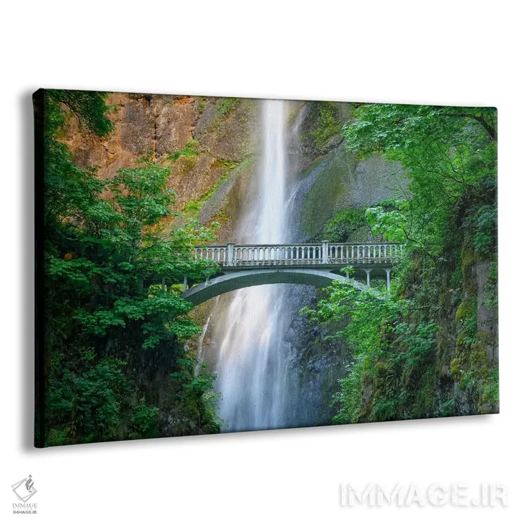 تابلو آبشار مولتنومه در اورگن اثر استیو برکلی - نمای پرسپکتیو محصول